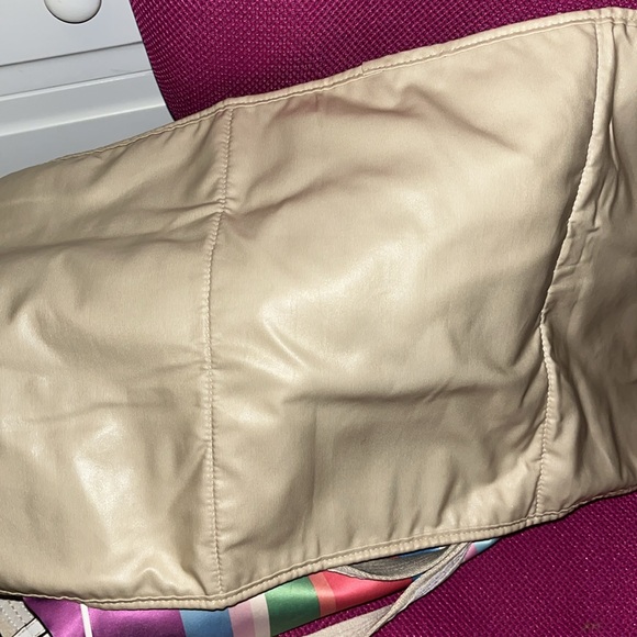 Coach diaper bag in multi-colored stripes, VGUC - Picture 11 of 13